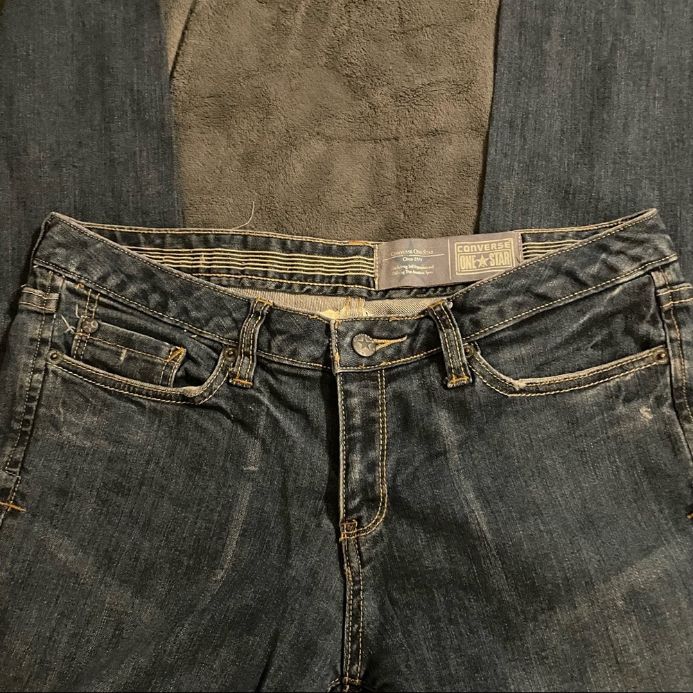 Size 8 Converse One Star Jeans - Picture 4 of 5
